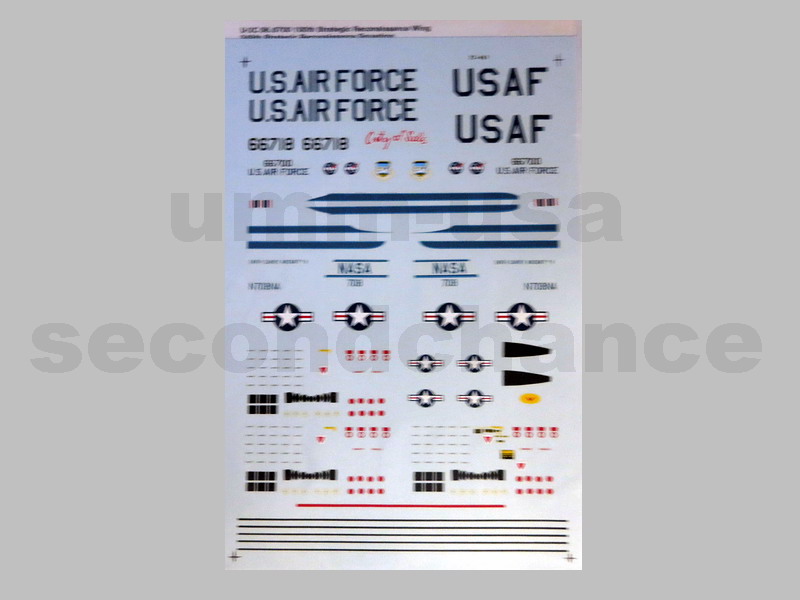 MS72-461 U-2C N708NA Nasa Earth Survey Aircraft No 4 1/72